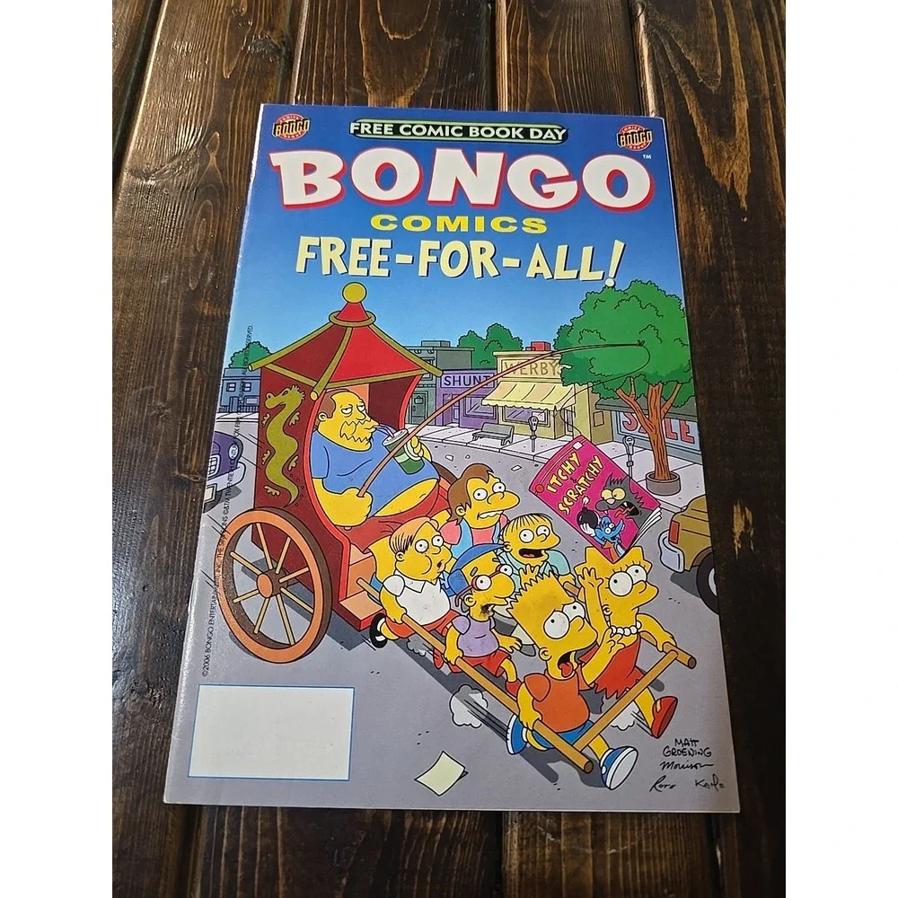 2006 Bongo Comics Simpsons Cover Free Comic‎ Book Day